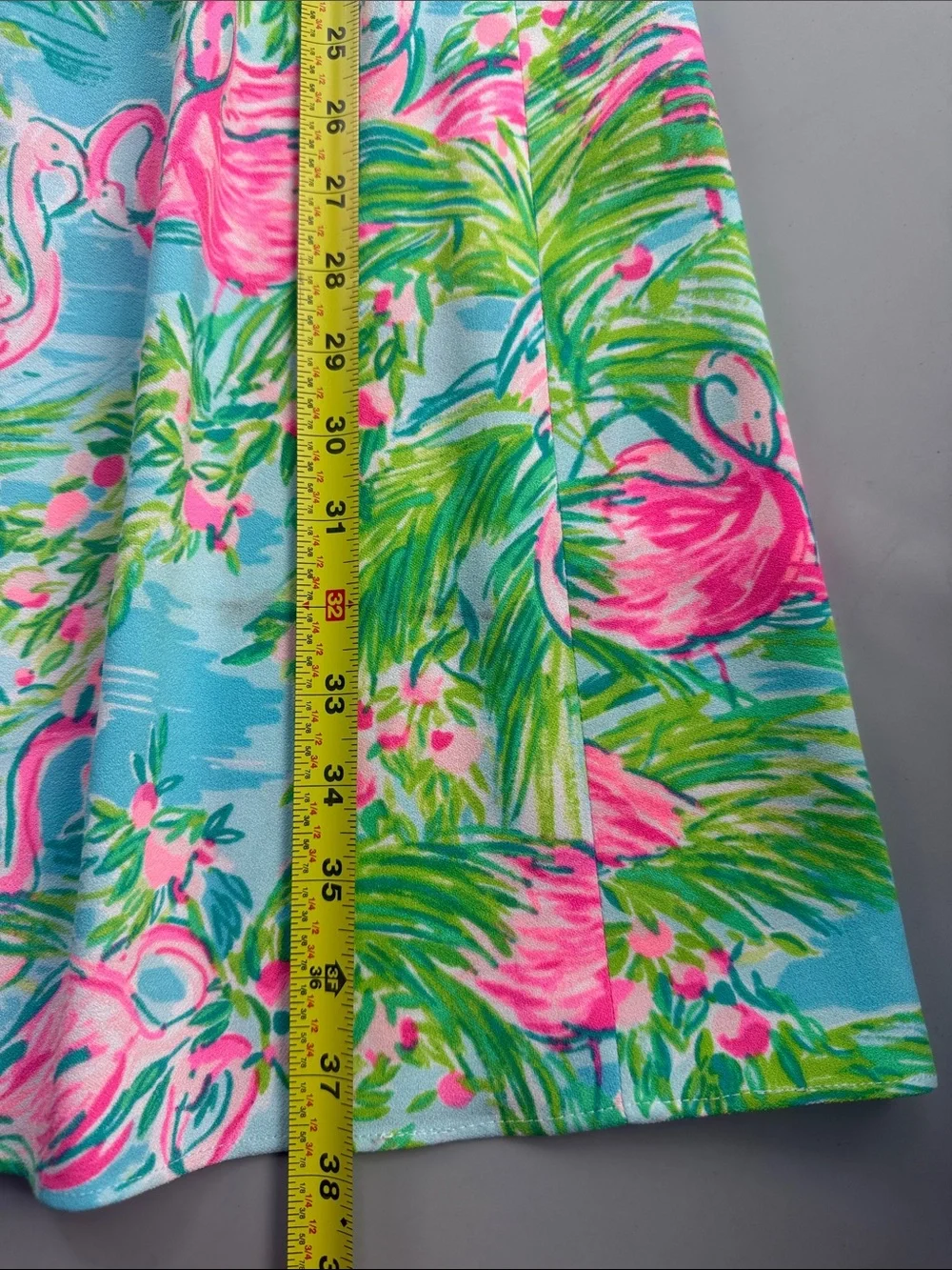Lilly Pulitzer Jane Shift Dress Floridita Flamingo Print Sleeveless Womens 16 - Picture 6 of 8
